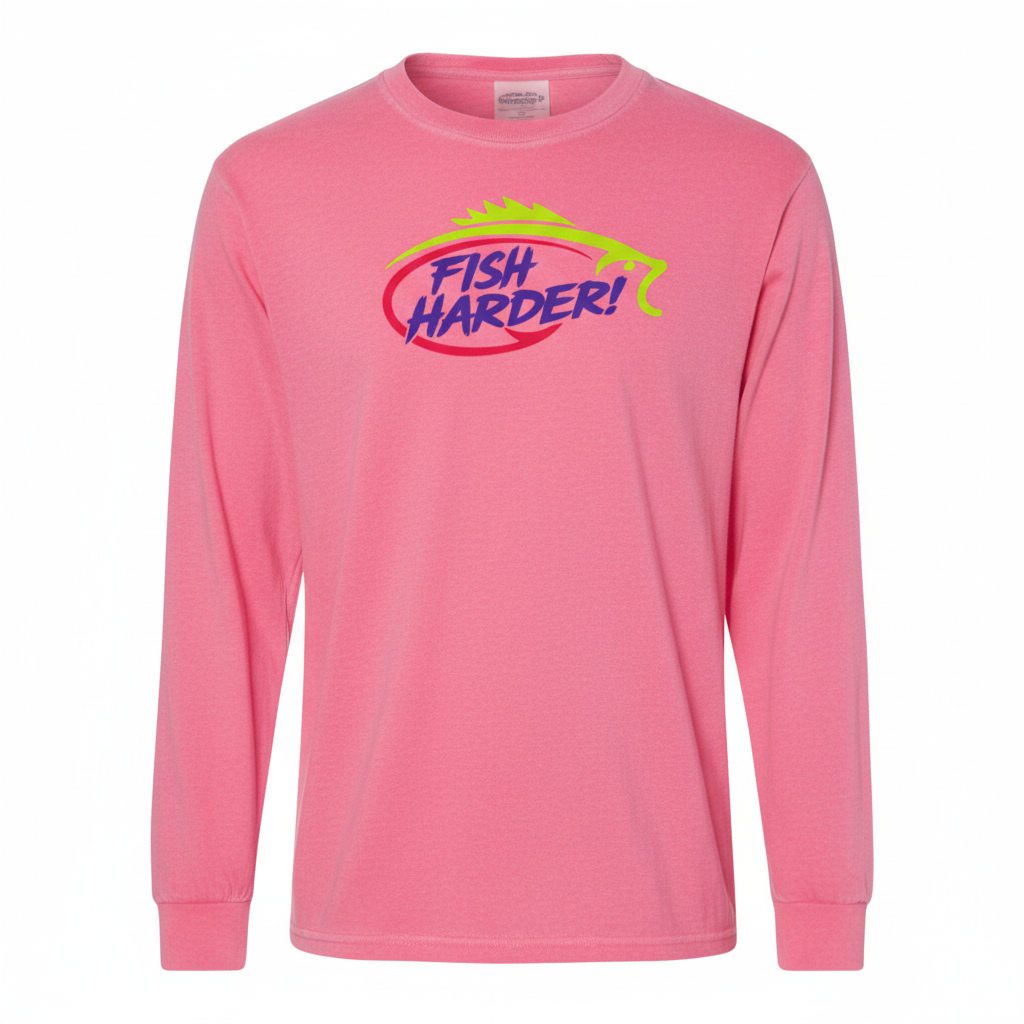Fish Harder Signature Long Sleeve Tee