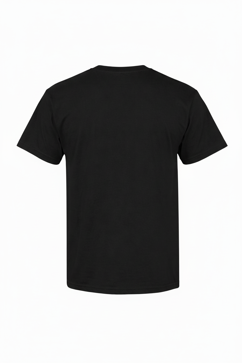 Fish Harder Black Comfort Tee Back